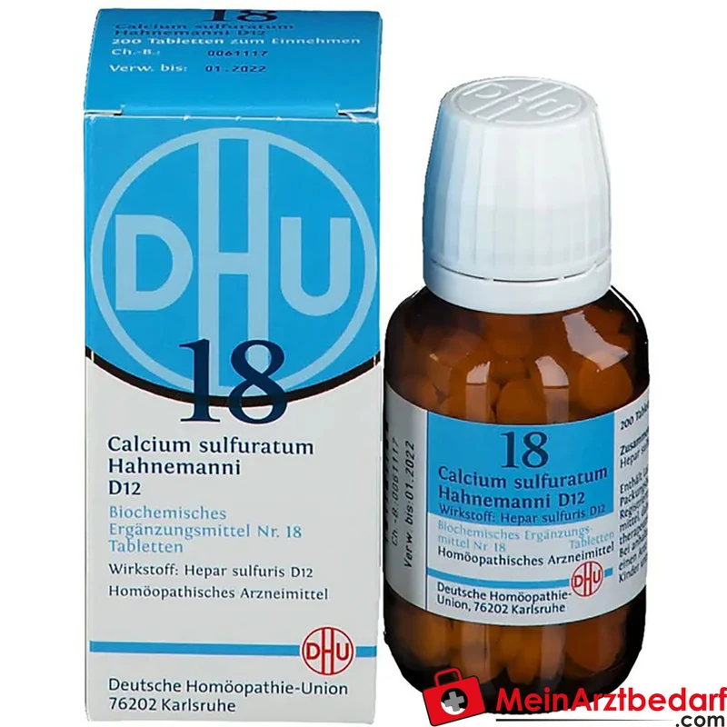 DHU Biochemie 18 Calcium sulfuratum D12 Tabletten