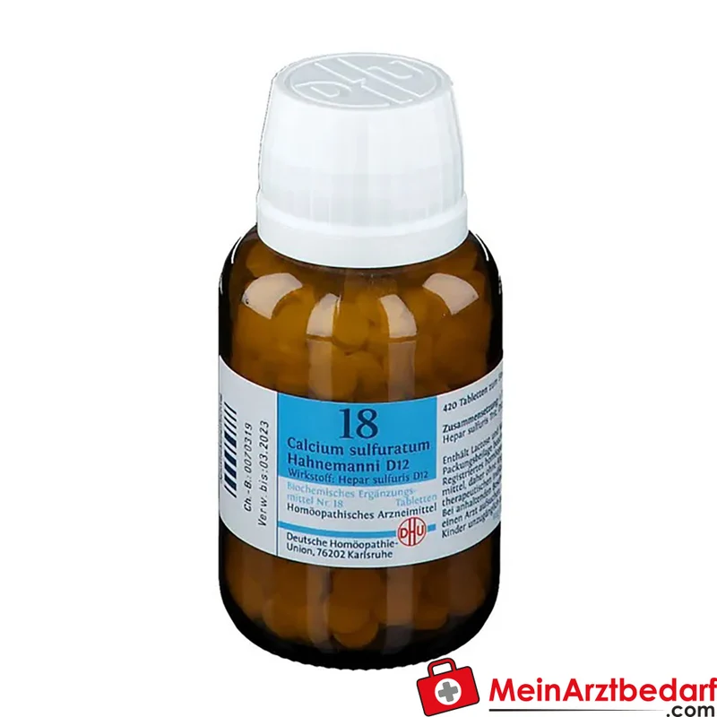 DHU Biochemie 18 Calcium sulfuratum D12 Tabletten