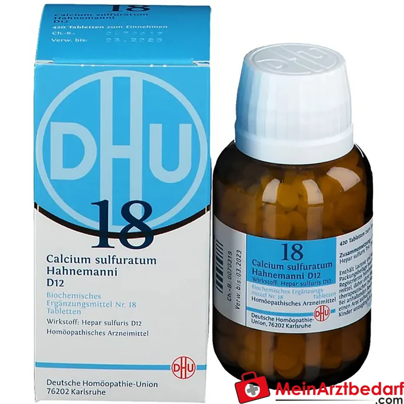DHU Biochemie 18 Calcium sulfuratum D12 Tabletten
