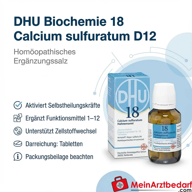 DHU Biochemie 18 Calcium sulfuratum D12 Tabletten