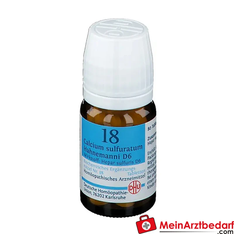 DHU Biochemie 18 Calcium sulfuratum D6 Tabletten