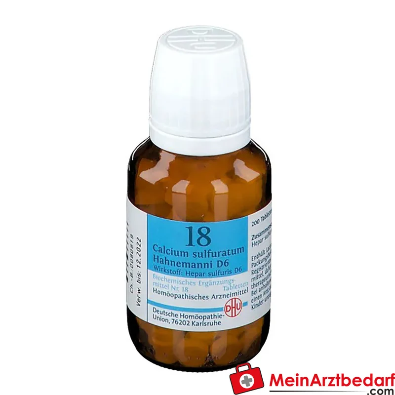 DHU Biochemie 18 Calcium sulfuratum D6 Tabletten