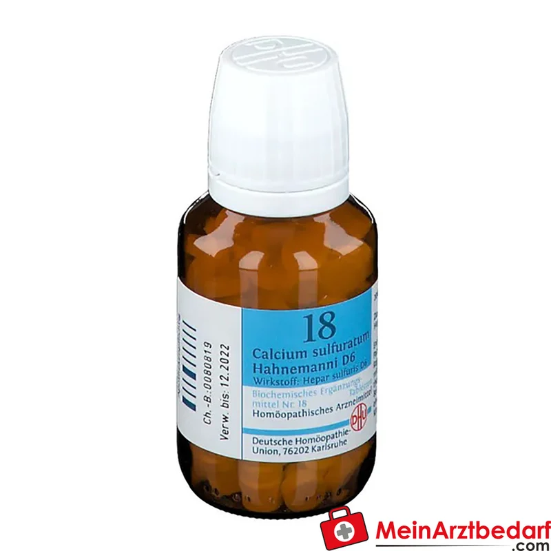 DHU Biochemie 18 Calcium sulfuratum D6 Tabletten