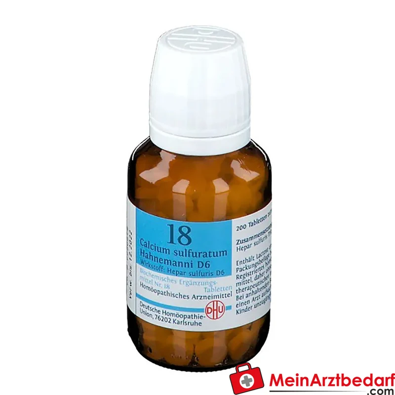 DHU Biochemie 18 Calcium sulfuratum D6 Tabletten