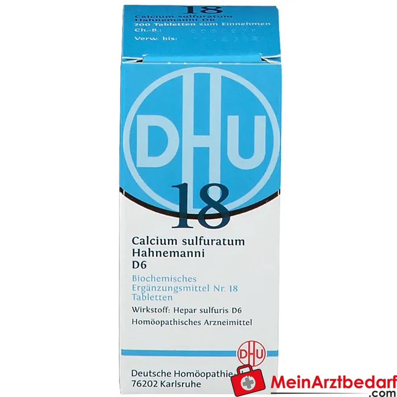 DHU Biochemie 18 Calcium sulfuratum D6 Tabletten