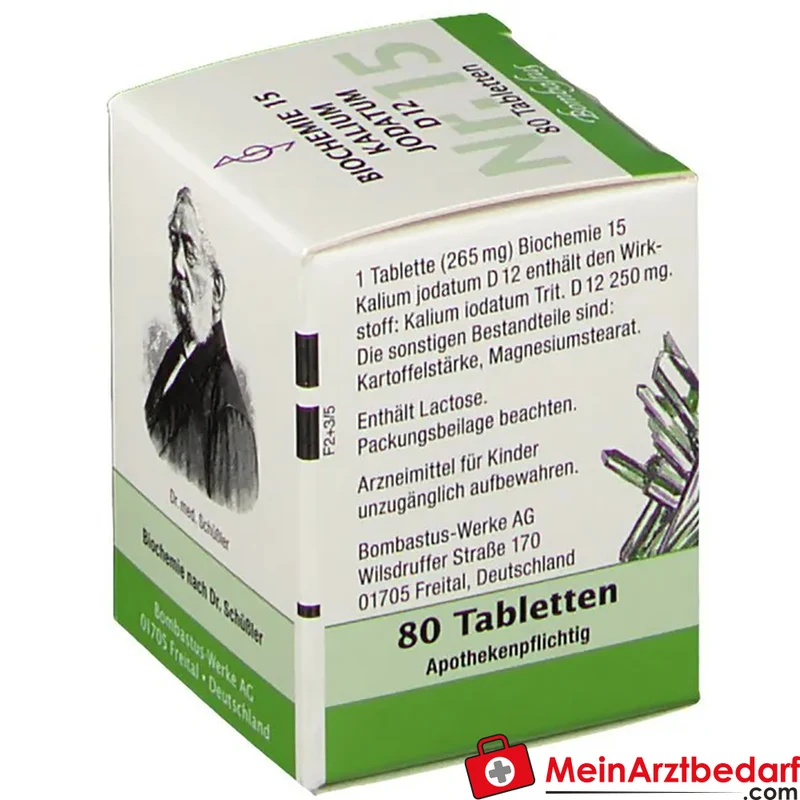 BIOCHEMIE Kalium jodatum D12 250 mg Tabletten