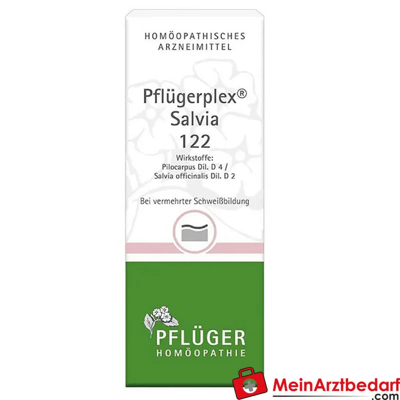 Pflügerplex Salvia 122 Pilocarpus D4 500 mg Salvia officinalis D2 500 mg Tropfen 10,8 ml