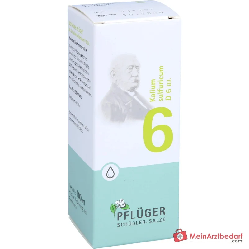 Biochemie Pflüger Nr. 6 Kalium sulfuricum D6 Tropfen 30 ml