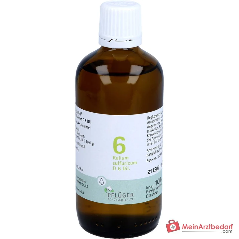 Biochemie Pflüger Nr. 6 Kalium sulfuricum D6 Tropfen 30 ml