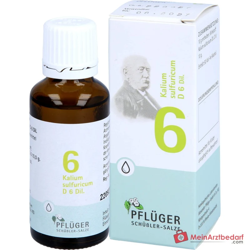 Biochemie Pflüger Nr. 6 Kalium sulfuricum D6 Tropfen 30 ml