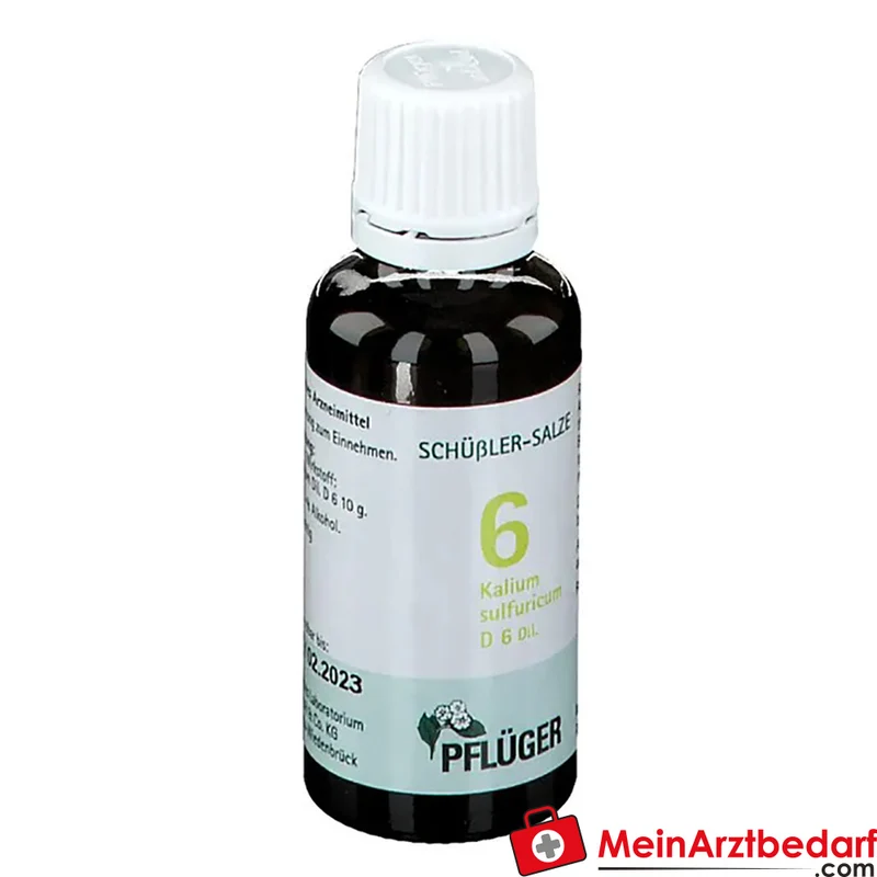 Biochemie Pflüger Nr. 6 Kalium sulfuricum D6 Tropfen 30 ml