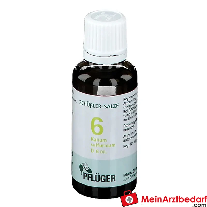 Biochemie Pflüger Nr. 6 Kalium sulfuricum D6 Tropfen 30 ml