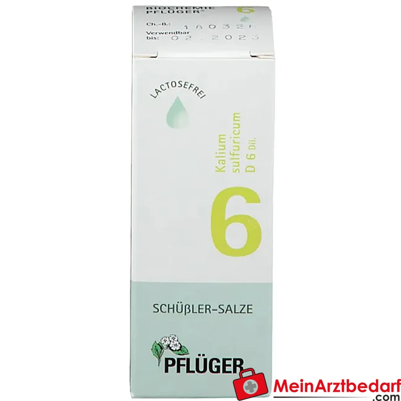 Biochemie Pflüger Nr. 6 Kalium sulfuricum D6 Tropfen 30 ml