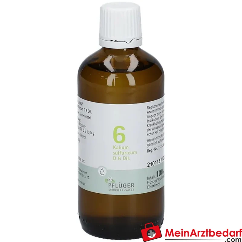 Biochemie Pflüger Nr. 6 Kalium sulfuricum D6 Tropfen 30 ml