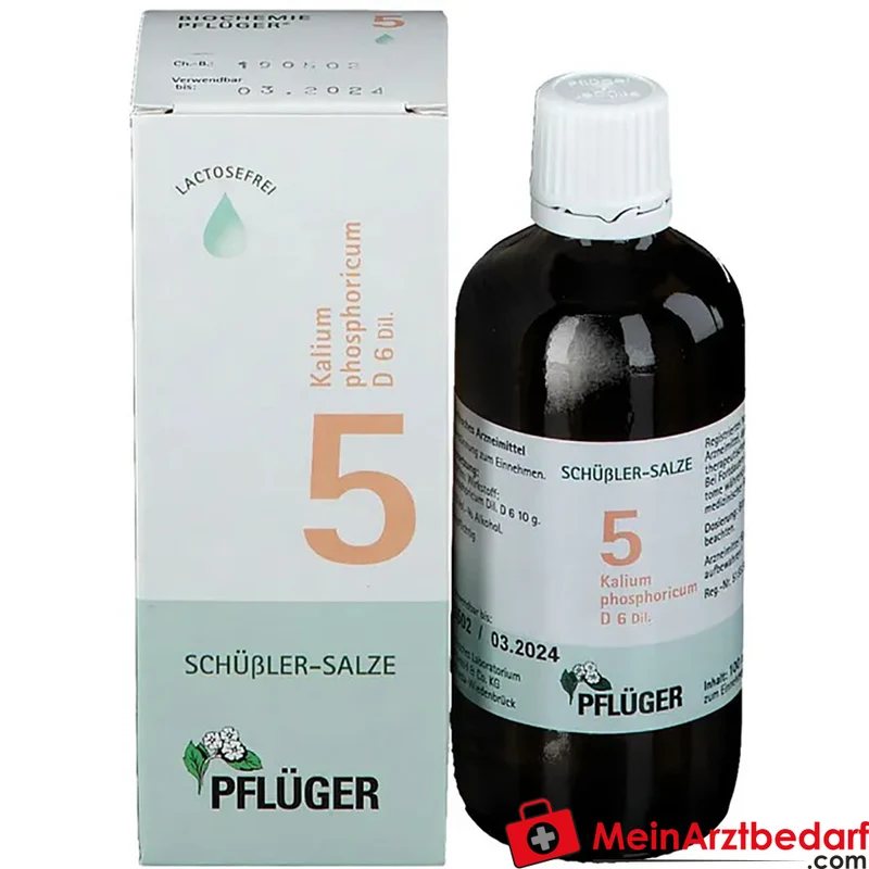 Biochemie Pflüger Nr. 5 Kalium phosphoricum D6 Tropfen 100 ml