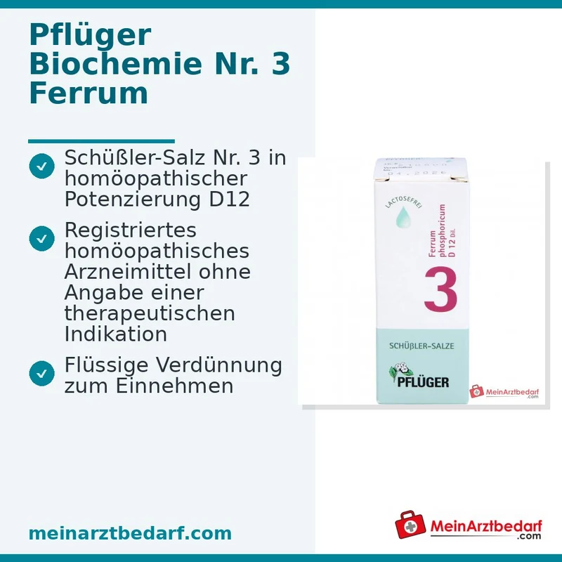Biochemie Pflüger Ferrum phosphoricum D12 Tropfen 30 ml