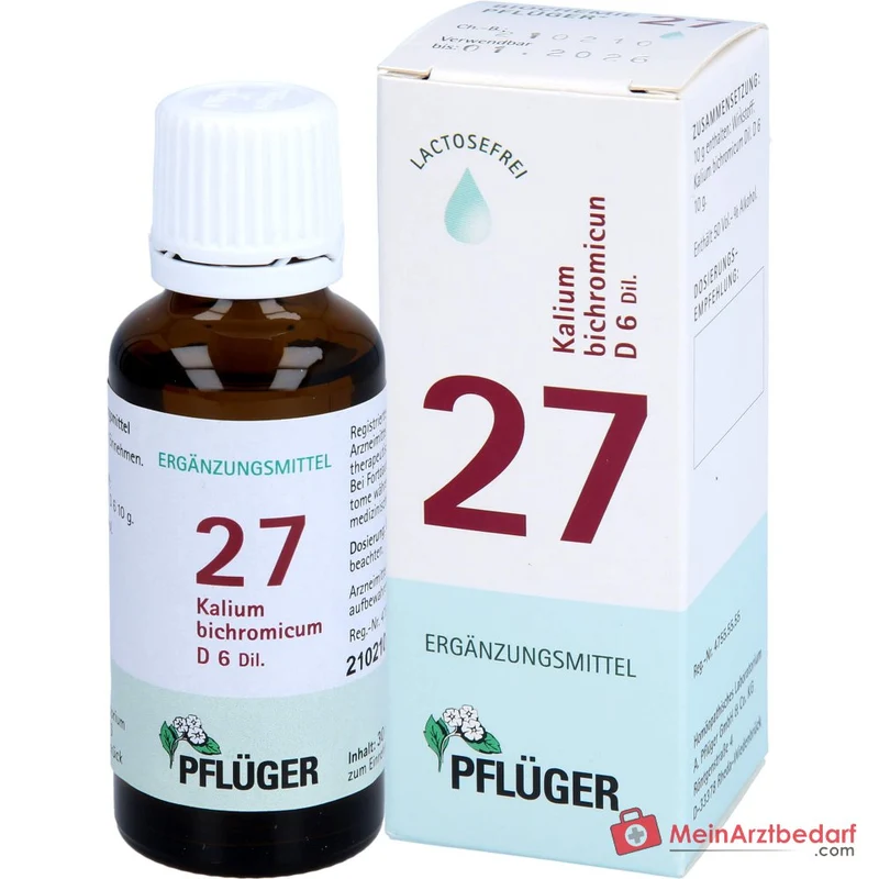 Biochemie Pflüger 27 Kalium bichromicum D6 Tropfen 30 ml