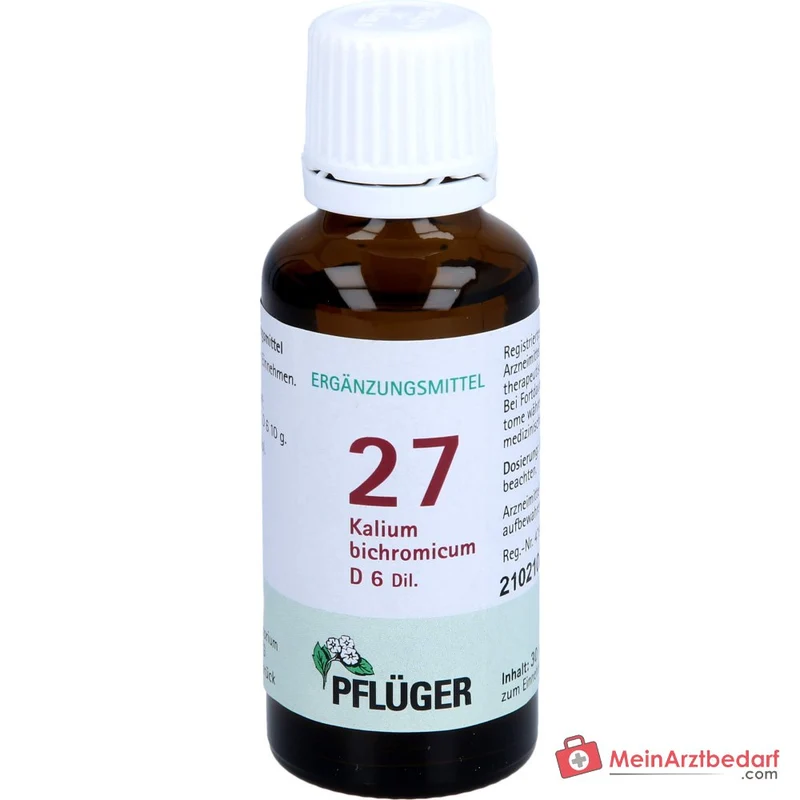 Biochemie Pflüger 27 Kalium bichromicum D6 Tropfen 30 ml