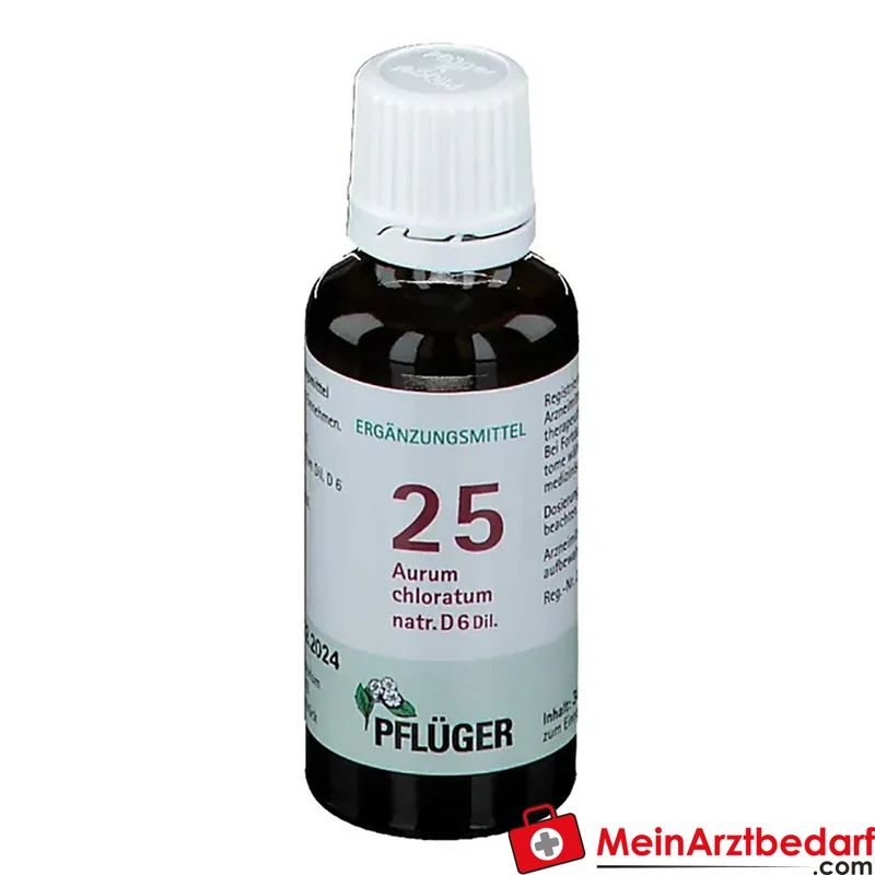 Biochemie Pflüger Nr. 25 Aurum chloratum natronatum D6 Tropfen 30 ml