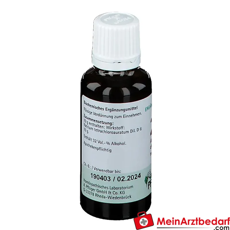 Biochemie Pflüger Nr. 25 Aurum chloratum natronatum D6 Tropfen 30 ml