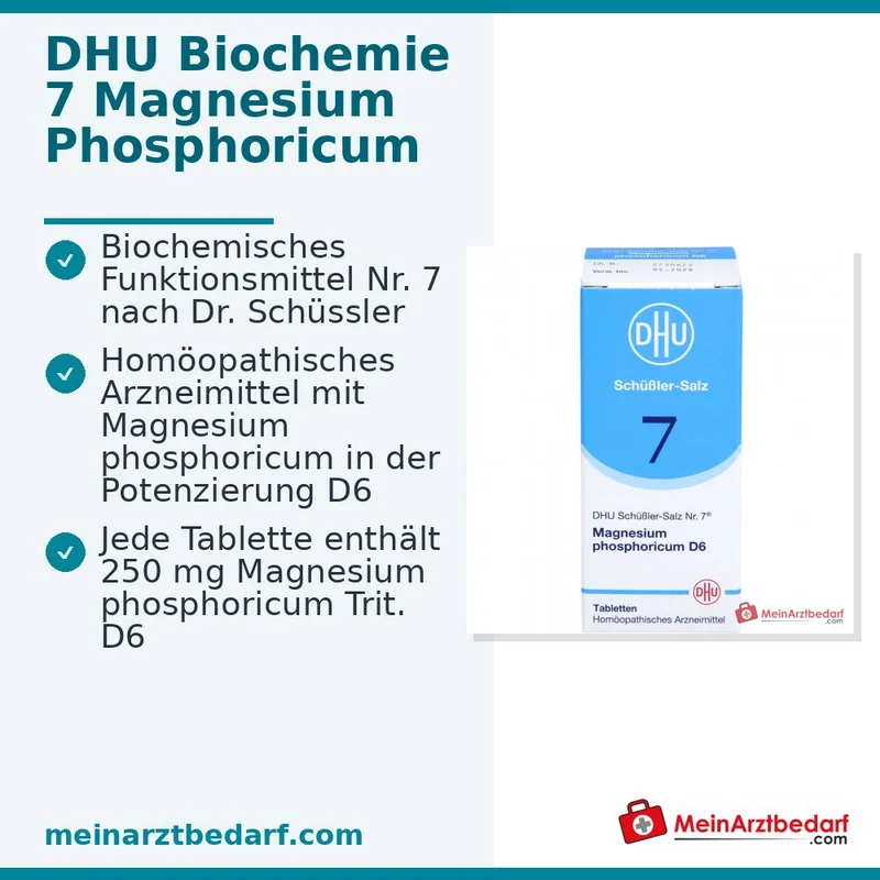 DHU Schüßler-Salz Nr. 7 Magnesium phosphoricum D6 homöopathisches Arzneimittel