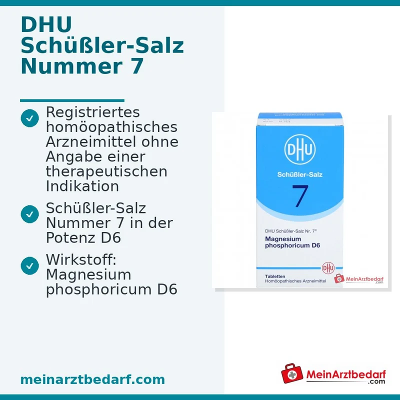 DHU Schüßler-Salz Nr. 7 Magnesium phosphoricum D6 homöopathisches Arzneimittel