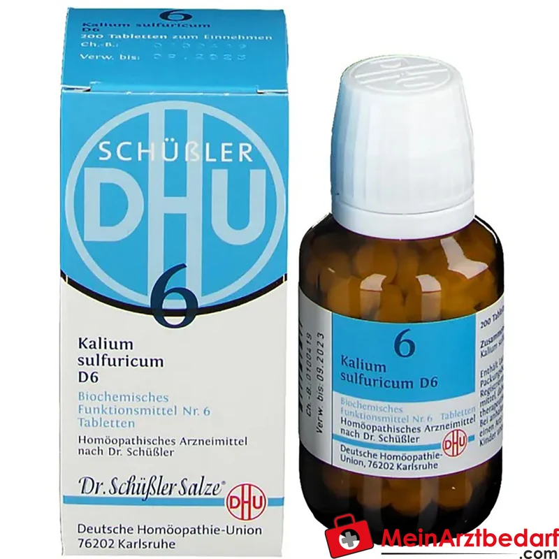DHU Schüßler-Salz Nr. 6 Kalium sulfuricum D6 250 mg Tabletten