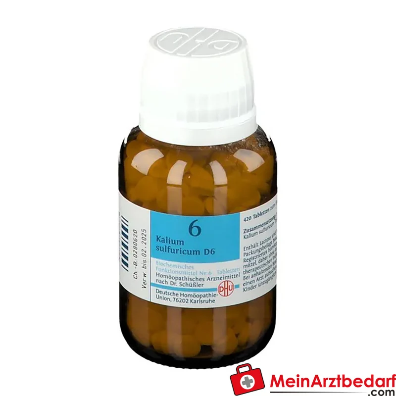 DHU Schüßler-Salz Nr. 6 Kalium sulfuricum D6 250 mg Tabletten