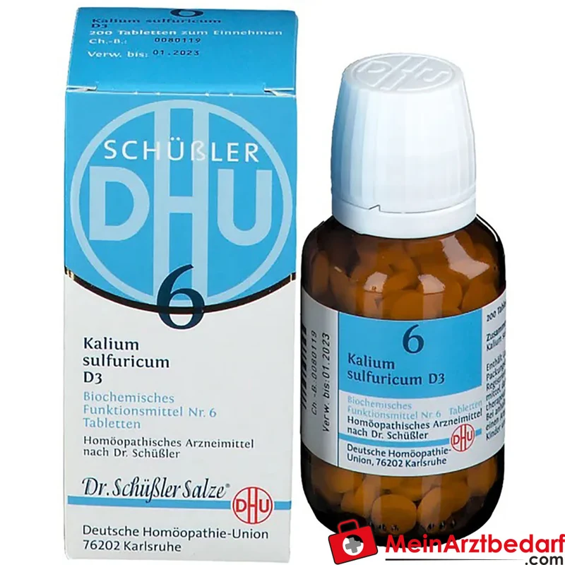 DHU Schüßler-Salz Nr. 6 Kalium sulfuricum D3 Tabletten 80 Stück