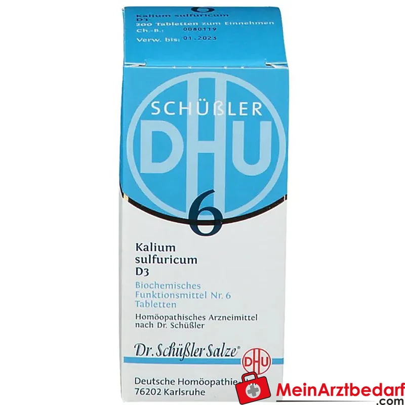 DHU Schüßler-Salz Nr. 6 Kalium sulfuricum D3 Tabletten 80 Stück