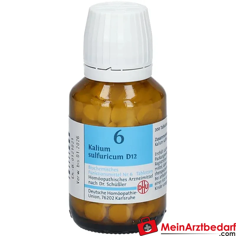 DHU Schüßler-Salz Nr. 6 D12 Kalium sulfuricum hom. Arzneimittel Tabletten