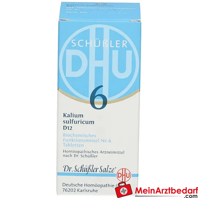 DHU Schüßler-Salz Nr. 6 D12 Kalium sulfuricum hom. Arzneimittel Tabletten