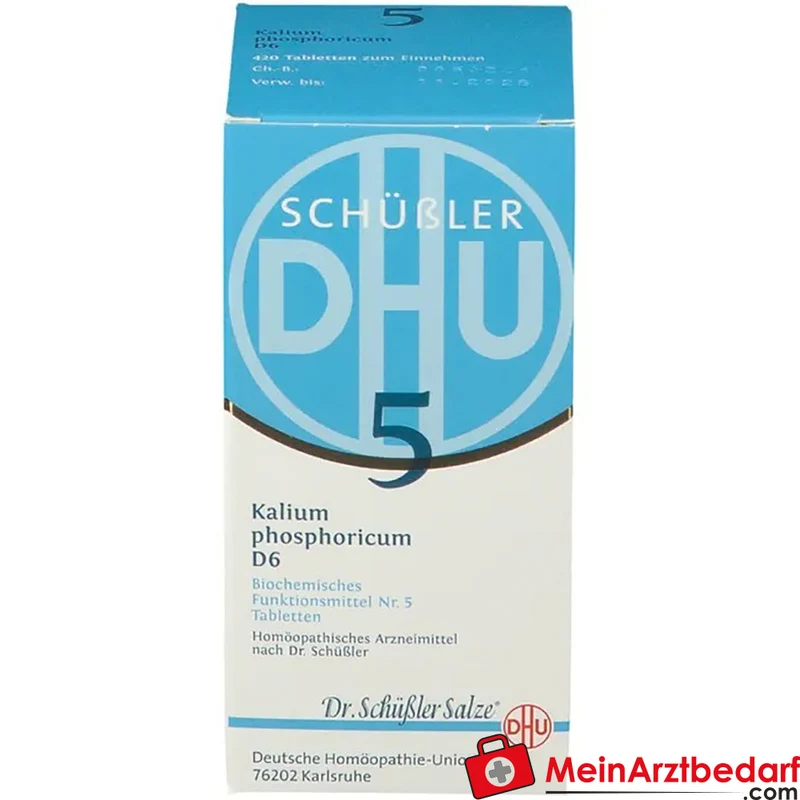 DHU Schüßler-Salz Nr. 5 Kalium phosphoricum D6 Tabletten 80 Stück