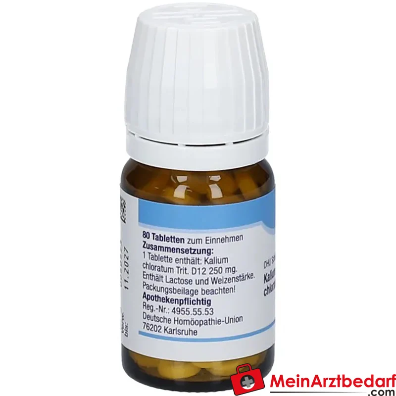 DHU Schüßler-Salz Nr. 4 Kalium chloratum D12 Tabletten 80 St
