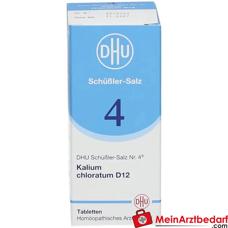 DHU Schüßler-Salz Nr. 4 Kalium chloratum D12 Tabletten 80 St