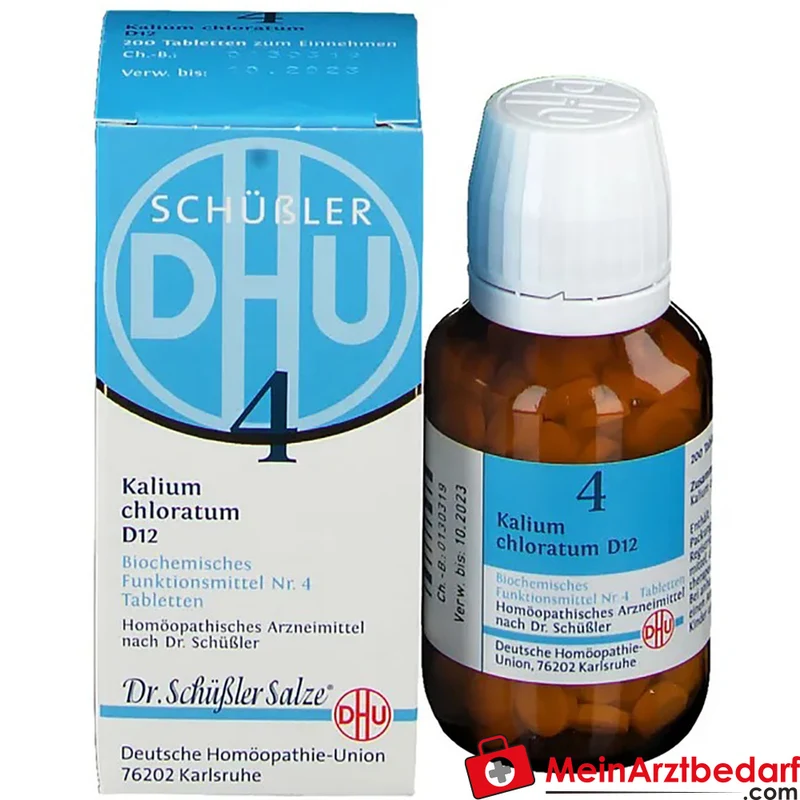 DHU Schüßler-Salz Nr. 4 Kalium chloratum D12 Tabletten 80 St