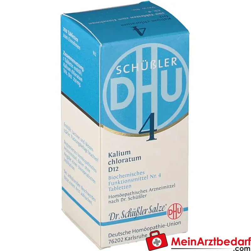 DHU Schüßler-Salz Nr. 4 Kalium chloratum D12 Tabletten 80 St