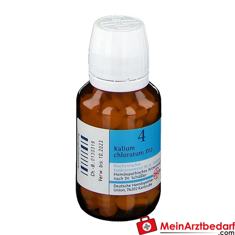 DHU Schüßler-Salz Nr. 4 Kalium chloratum D12 Tabletten 80 St