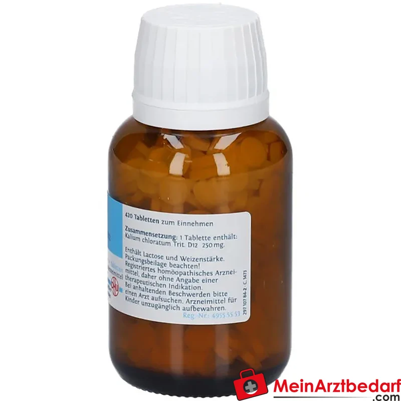 DHU Schüßler-Salz Nr. 4 Kalium chloratum D12 Tabletten 80 St