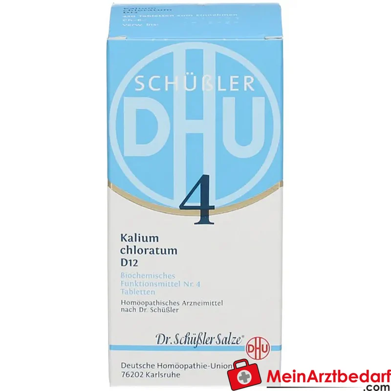 DHU Schüßler-Salz Nr. 4 Kalium chloratum D12 Tabletten 80 St