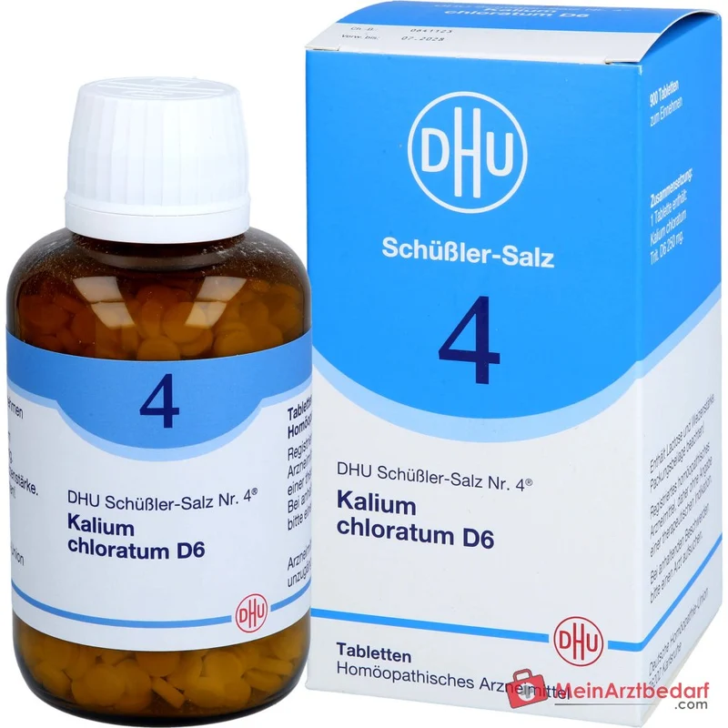 DHU Biochemie 4 Kalium Chloratum D6 Tabletten, 200 St.
