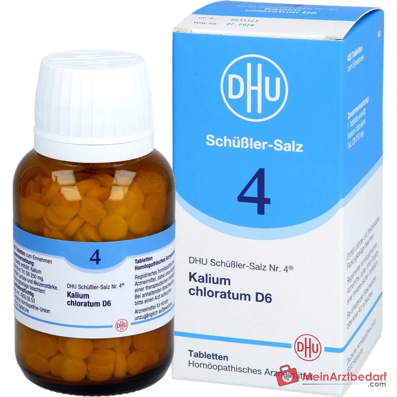 DHU Biochemie 4 Kalium Chloratum D6 Tabletten, 200 St.