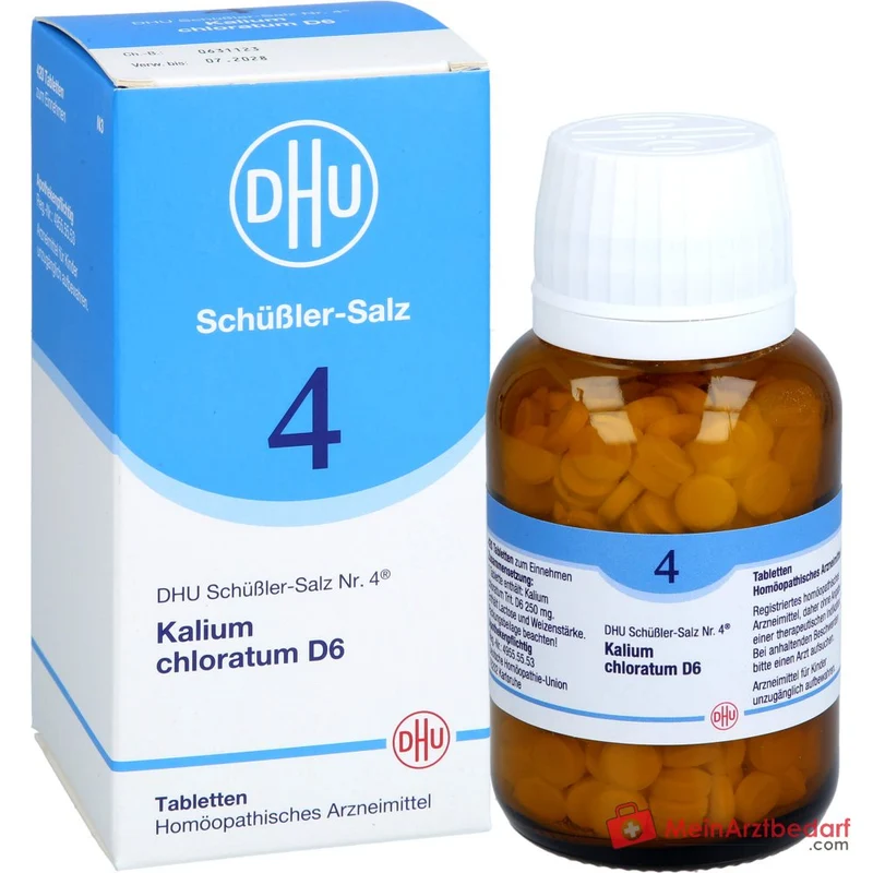 DHU Biochemie 4 Kalium Chloratum D6 Tabletten, 200 St.