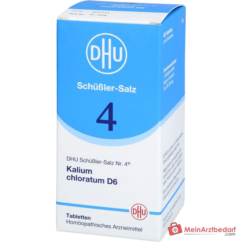 DHU Biochemie 4 Kalium Chloratum D6 Tabletten, 200 St.