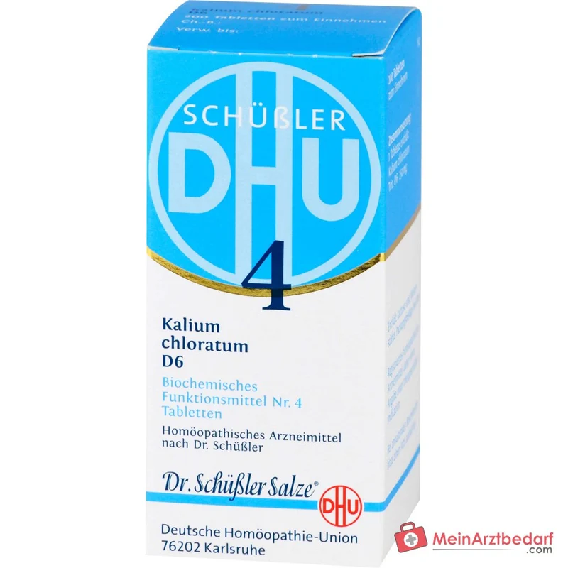 DHU Biochemie 4 Kalium Chloratum D6 Tabletten, 200 St.