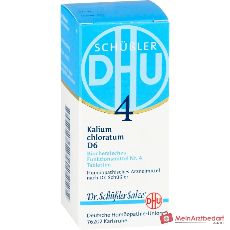 DHU Biochemie 4 Kalium Chloratum D6 Tabletten, 200 St.