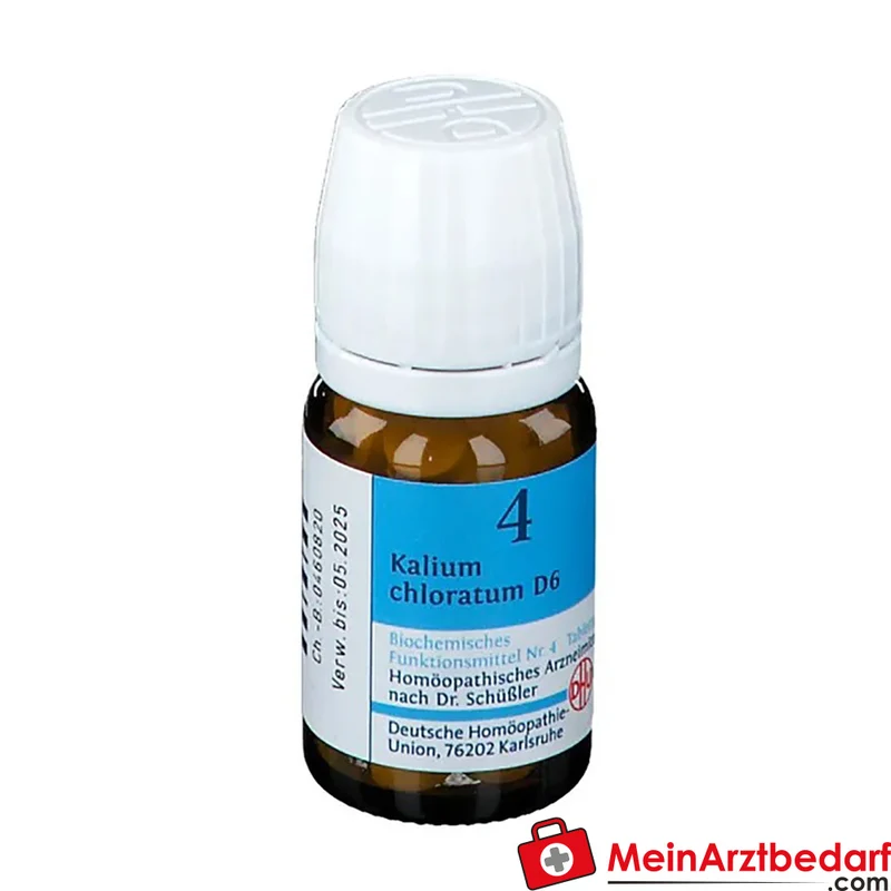 DHU Biochemie 4 Kalium Chloratum D6 Tabletten, 200 St.