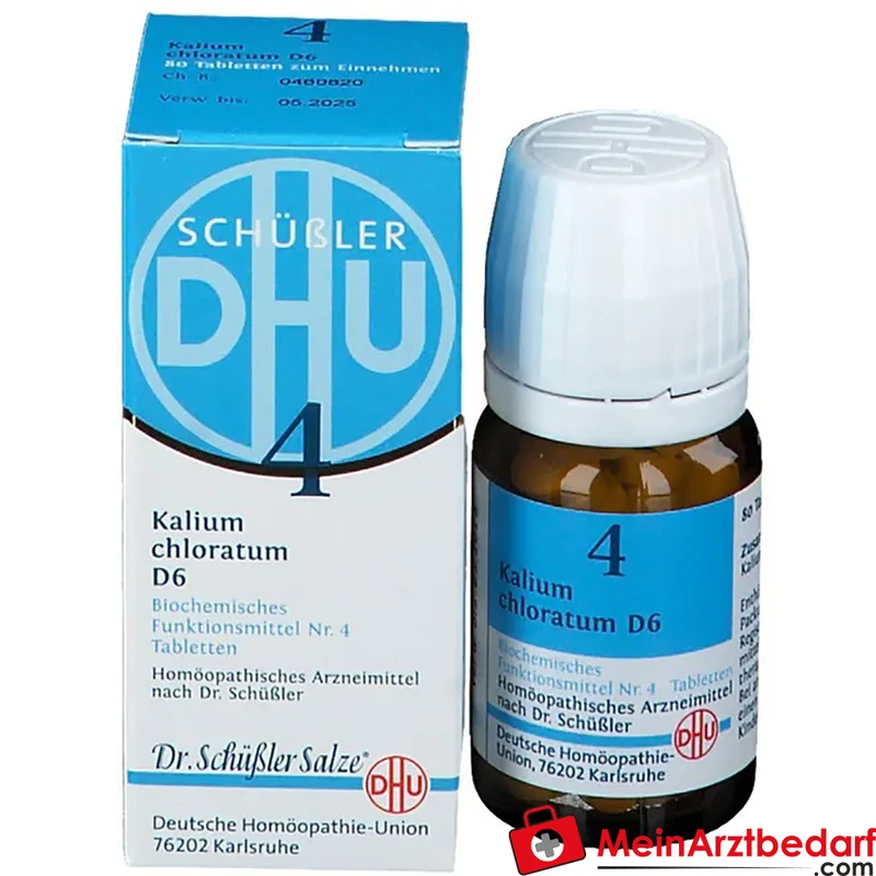 DHU Biochemie 4 Kalium Chloratum D6 Tabletten, 200 St.