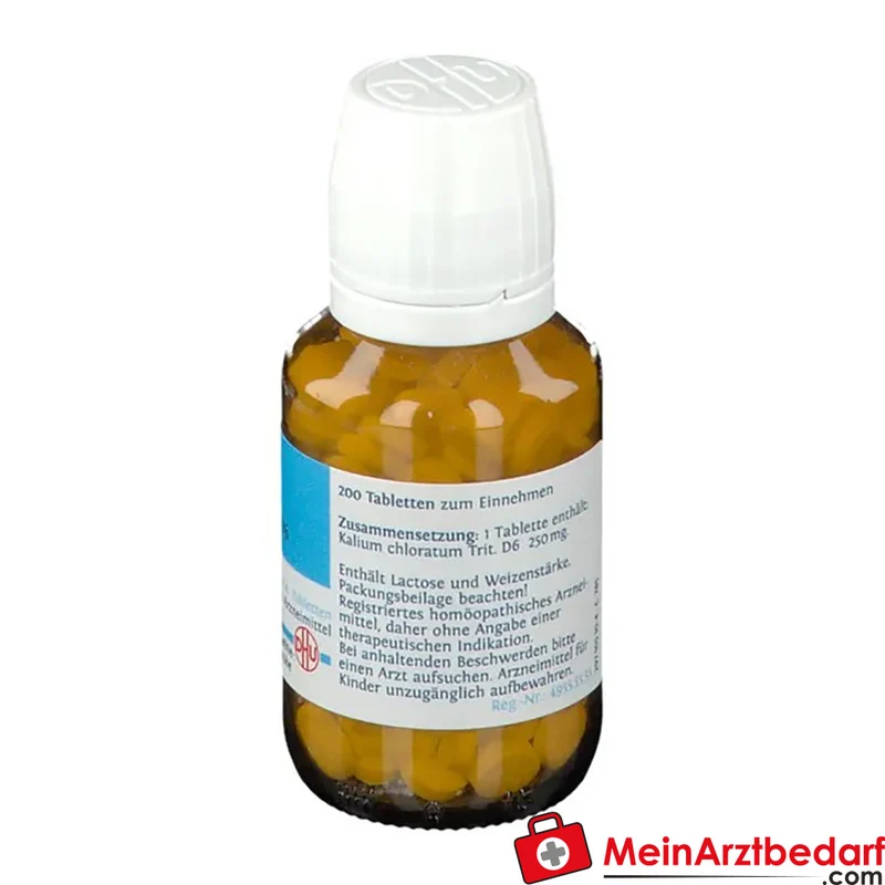 DHU Biochemie 4 Kalium Chloratum D6 Tabletten, 200 St.