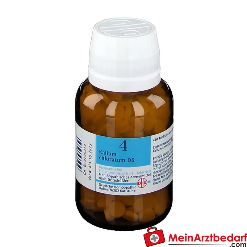 DHU Biochemie 4 Kalium Chloratum D6 Tabletten, 200 St.